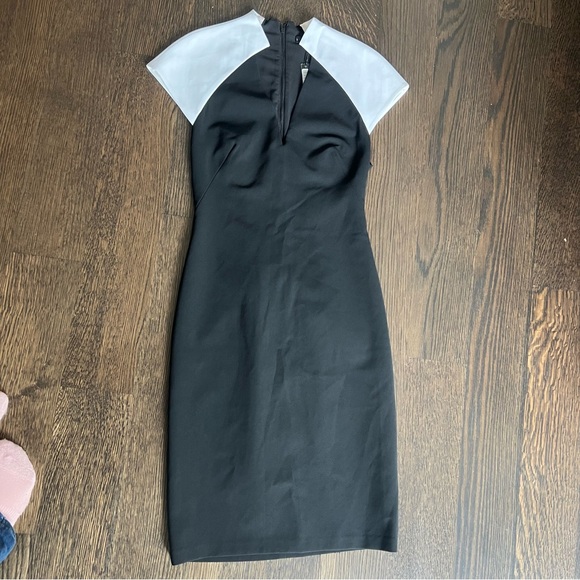 NWT Alice + Olivia‎ Black and White Women's Dress, size 4 - Picture 5 of 5